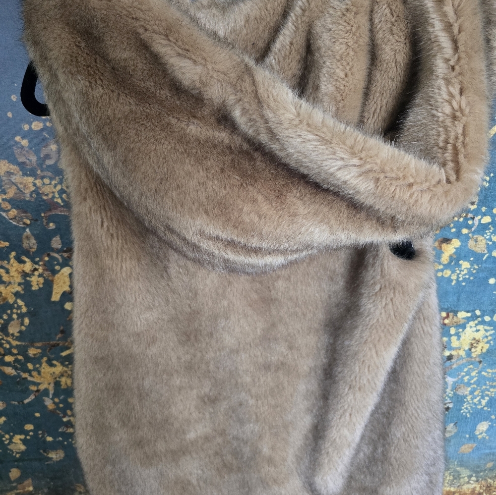 Zara Faux Fur Vest Small Medium - Picture 6 of 12